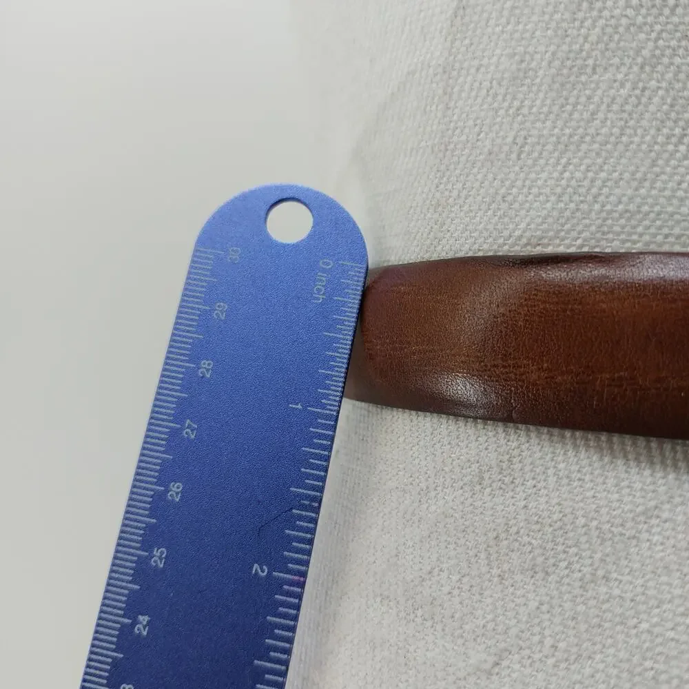 Lauren Ralph Womens Belt Small Brown Leather Grandmacore